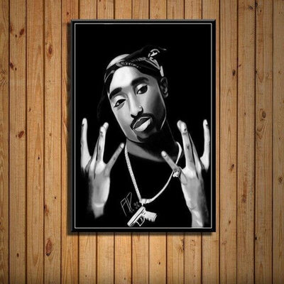 Vintage Tupac-Schilderij