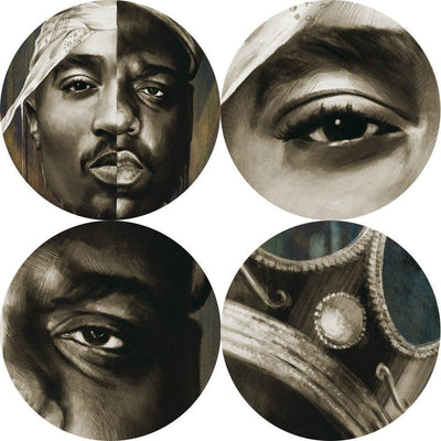 Vintage Schilderij Van Tupac Biggie
