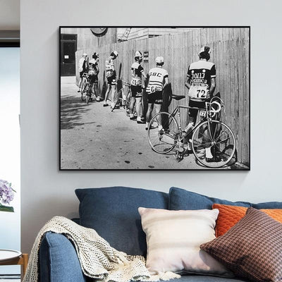 Vintage Fiets Schilderij