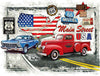 Amerikaans Vintage Schilderij