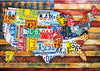 Amerikaans Vintage Schilderij