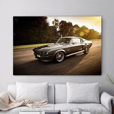 Vintage Amerikaanse Auto Schilderij