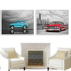 Vintage Schilderij Oude Auto