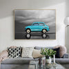 Vintage Schilderij Oude Auto