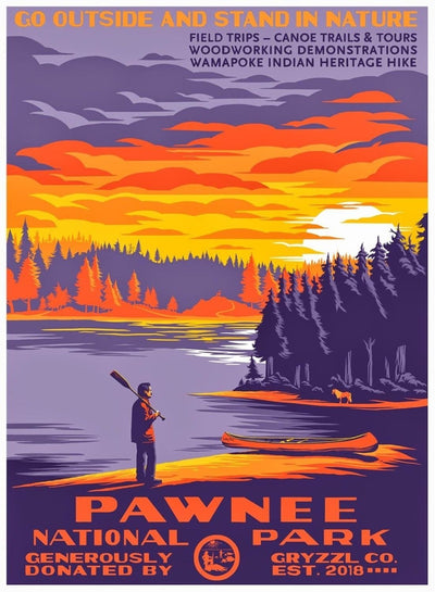 Vintage Yellowstone-Schilderij