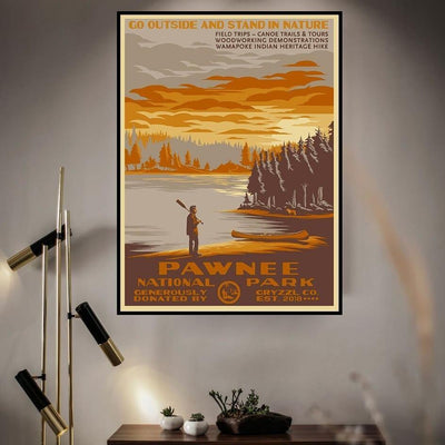 Vintage Yellowstone-Schilderij
