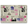 Vintage New York Deco Vloerkleed