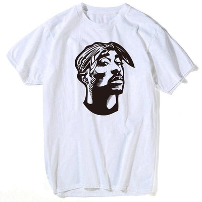 Vintage 2pac-T-Shirt Voor Heren