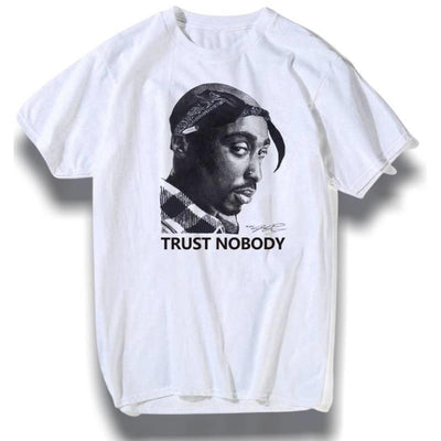 Vintage 2pac-T-Shirt Voor Heren