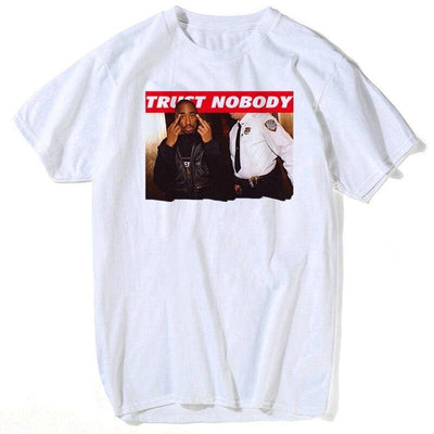 Vintage 2pac-T-Shirt Voor Heren