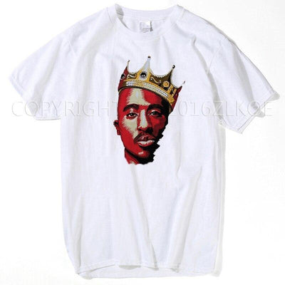 Vintage 2pac-T-Shirt Voor Heren