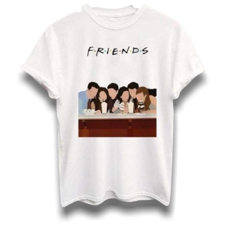 Vintage Vrienden Tv-Show T-Shirt