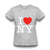 Vintage I Love New York-T-Shirt Voor Dames