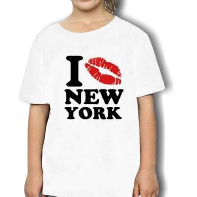 Vintage I Love New York T-Shirt Voor Meisjes