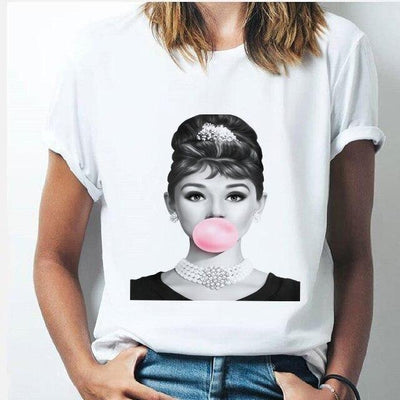 Vintage Marilyn Monroe T-Shirt Voor Dames