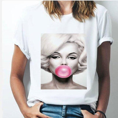 Vintage Marilyn Monroe T-Shirt Voor Dames