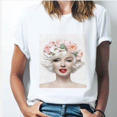 Vintage Marilyn Monroe T-Shirt Voor Dames