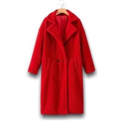 Dames Vintage Teddyjack Rood
